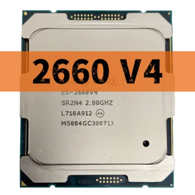 Intel Xeon E5-2660 v4 SR2N4 2GHz 14 Cores 105W LGA2011-3 CPU Processor - Image 1 of 2
