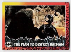1992 Topps Batman Returns #47 The Plan to Destroy Batman - Picture 1 of 2
