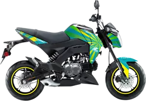 Juego de calcomanías D'COR Burst Complete Z125 Pro Graphics Kit 20-20-331 - Imagen 1 de 1