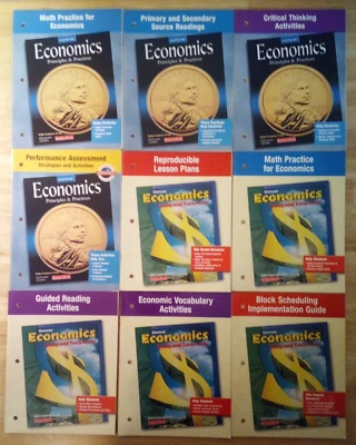Glencoe Economics "Principles & Practices" & "Today and Tomorrow" ser. Lot of 9 - Image 1 of 4