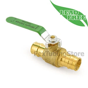 (10) Valvola a sfera in ottone senza piombo stile ProPEX (espansione) da 1" per PEX-A (F1960) - Foto 1 di 2
