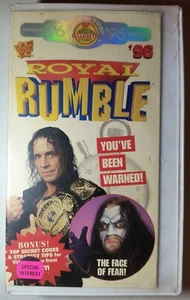 Royal Rumble 1996 VHS WWF Pro Wrestling Coliseum Video Rental Bret & Owen Hart - Picture 1 of 12