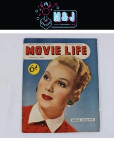 Australian Movie Life Magazine February 1, 1949 - Cover : Adele Jergens - Picture 1 of 4
