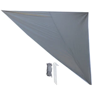 (Light Green 4*4*4M)Super Large Sunscreen Camping Awning Portable Windproof ZK - Picture 1 of 11
