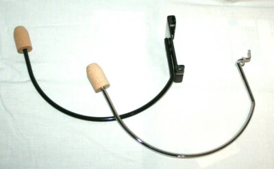 Metal head holder store display fixture hook retail wig hat pegboard or gridwork - Image 1 of 4