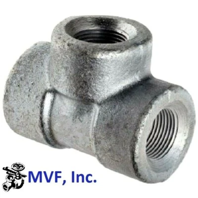 1-1/2" 3000# Threaded (NPT) Tee Forged Steel A105 Pipe Fitting <FS030821 - Image 1 of 4
