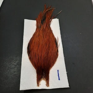 Brown Dry Fly Hackle Neck Cape Dry Fly Tying Feathers #1 - Picture 1 of 5