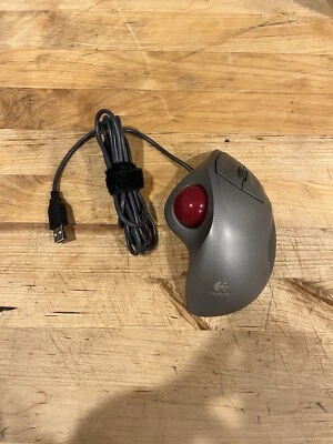 Logitech T-BB18 Trackman Wheel USB Trackball Mouse - Tested - Image 1 of 4