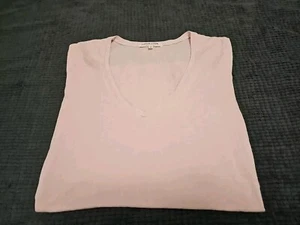 Camicia donna cotone Citizen blush rosa scollo a V leggera manica corta TG M - Foto 1 di 8