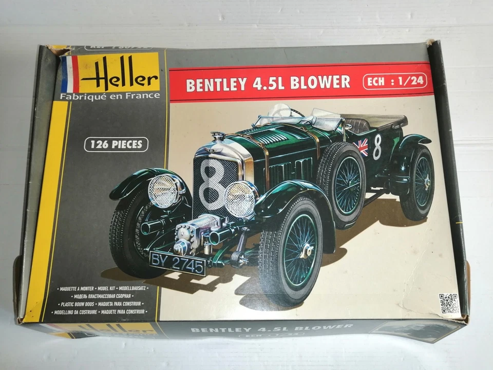 HELLER 1/24 BENTLEY 4.5L BLOWER KIT MONTAGGIO REF.80722 - Immagine 1 di 4
