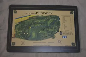 Mappa campo da golf vintage '84 Old Tom Morris 1851 links PRESTWICK Scozia 11,5x8 - Foto 1 di 2