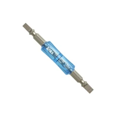 ANEX Insulation Screwdriver Bit 1000V Double Head -5,-6x98mm AZM-5698 From Japan - Image 1 of 4