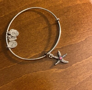 Alex & Ani "Seestarfish Beach Lovers" kleiner silberner Bettelarmreif Armband ✨️ - Bild 1 von 3