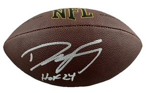 DWIGHT FREENEY "HOF 24" SIGNED HANDSIGNIERT REPLICA NFL FOOTBALL COLTS BAS COA - Bild 1 von 2