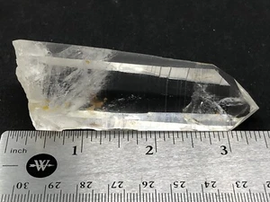 SELTENER lemurischer Kanalquarz natürlicher Stab 2,8 oz Top Klarheit Kolumbien N52 - Bild 1 von 12
