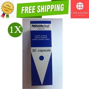 1X Rowachol Helps to dissolve and prevent Gallstones formation (30 capsules) - Picture 1 of 2