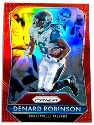2015 Panini Prizm Football Red Prizm #178 Denard Robinson Jacksonville Jaguars - Image 1 of 2