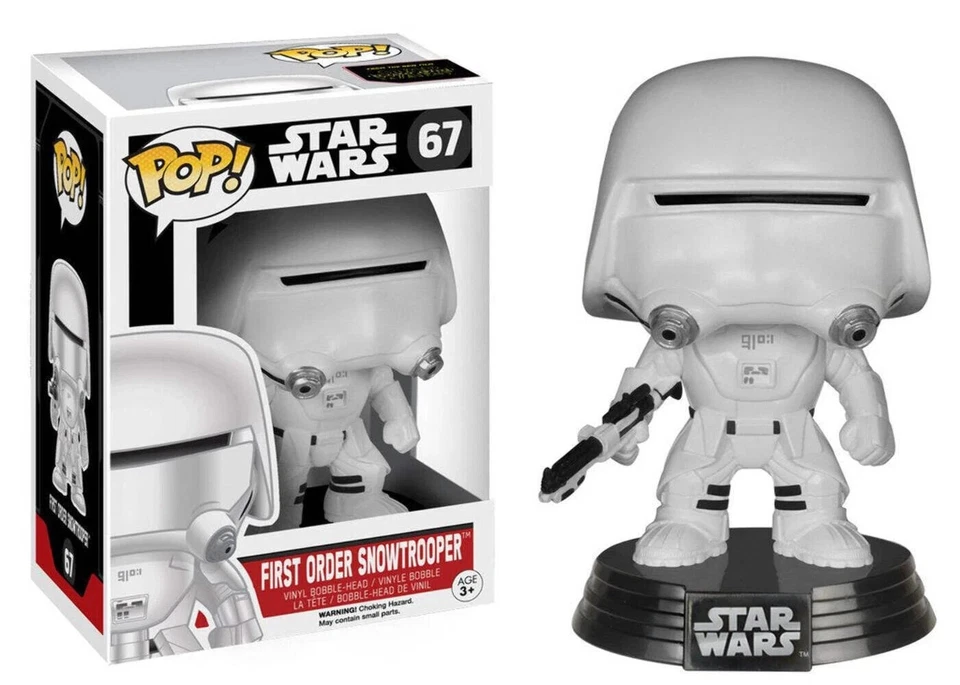 Star Wars FIRST ORDER SNOWTROOPER 67 FUNKO POP VINYL NEW IN MINT BOX + P/P - Image 1 of 1
