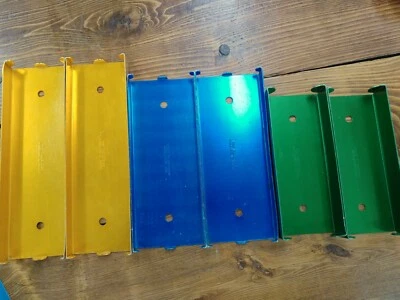 Bandejas de moedas de alumínio MMF 2 quartos 2 centavos e 2 porta-moedas laminadas de níquel (6 no total) - Imagem 1 de 4