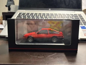 Kyosho 1/43 Toyota Sprinter Treno Ae86 Gt Apex RED Used Excellent From Japan - Picture 1 of 3