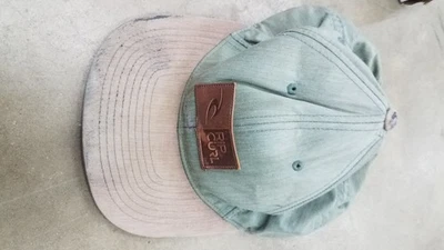 Rip завиток шляпа серфинга зеленый/бежевый бейсболки взрослых хлопок б/у - Изображение 1 из 4