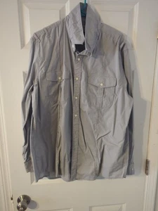 Threads And Heirs Extra Large Gray Men's Button Up - Picture 1 of 6
