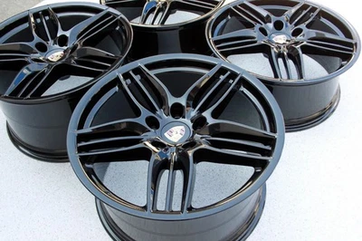 20 Zoll Porsche Carrera Felgen 911 991 4S Targa Sport Allrad 99136216132 Schwarz - Bild 1 von 4