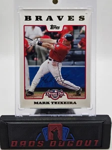 Mark Teixeira #1872/2199 2008 Topps Opening Day Baseball Gold Parallel Braves - Bild 1 von 2