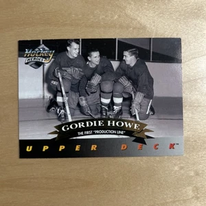 Gordie Howe #21 Hockey Heroes 1992-93 Upper Deck The First Production Line - Picture 1 of 2