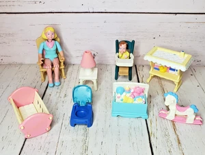 1993 Loving Family Baby Kinderzimmer Möbel Traum Puppenhaus Mama Puppe Fisher Price - Bild 1 von 14