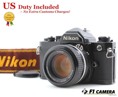[Quasi come nuovo] Nikon FM fotocamera reflex nera pellicola 35 mm... - Immagine 1 di 4