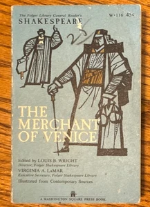 Der Kaufmann von Venedig Shakespeare 1960 Folger Bibliothek Taschenbuch - Bild 1 von 11