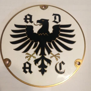 ADAC CAR CLUB METALLO GRIGLIA DISTINTIVO TEDESCO VINTAGE AQUILA spedizione gratuita - Foto 1 di 4