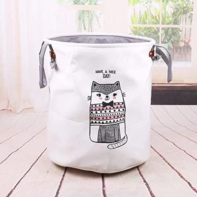 Wäschekorb Verdicken, Baby Spielzeug, Korb Bin Lagerung, Stoff - Bild 1 von 4