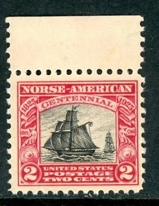 USA 1925 Norse American 2¢ Schiff Carmine & Black Scott #620 MNH P176 - Bild 1 von 6
