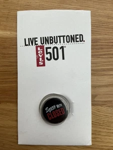 Levi’s 501 Denim Jean Button Cover Customise Your Jeans! Cool Present Gift Idea - Picture 1 of 3