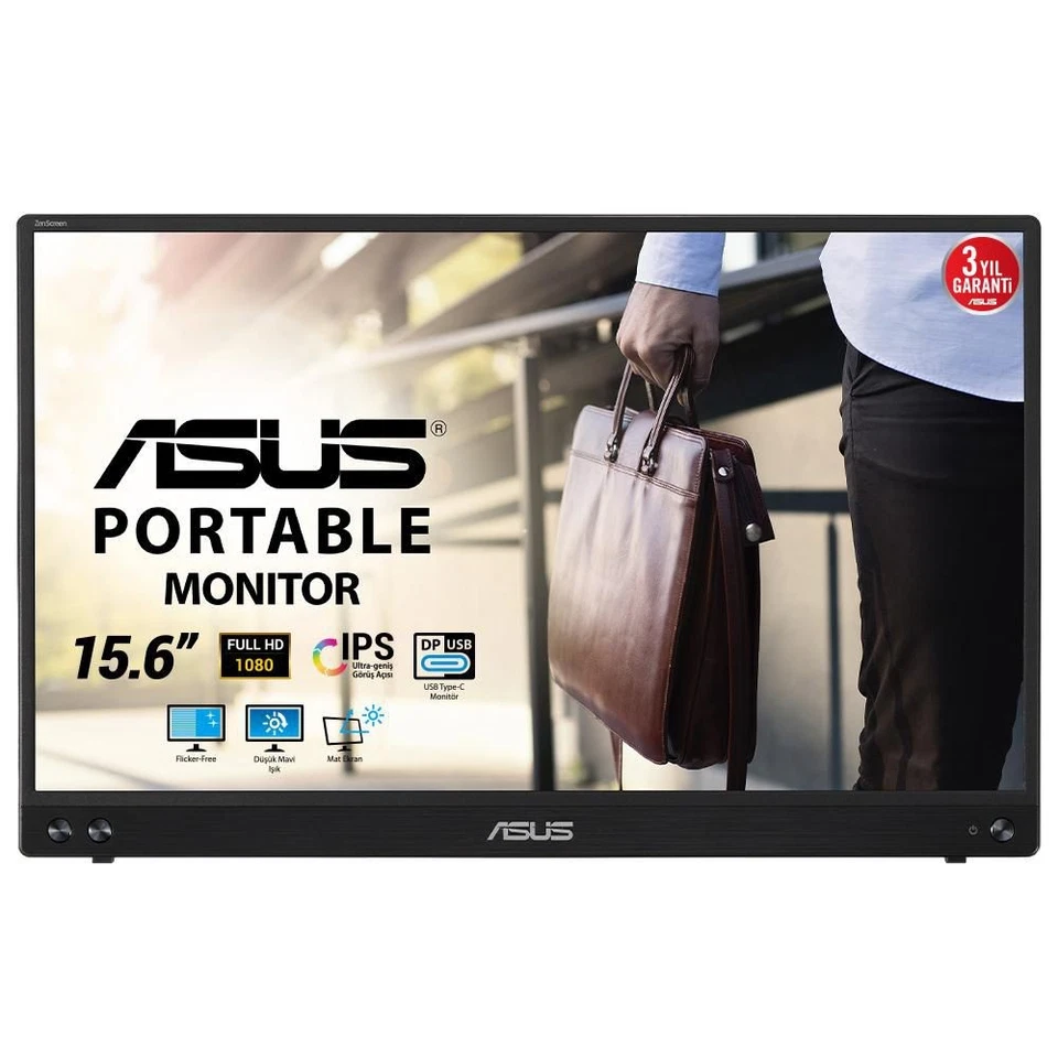 Asus 90LM0381-B01370 ZenScreen MB16ACV Portable  15.6inch MB16ACV, 39.6 cm ( ~E~ - Bild 1 von 1