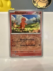 Charmander 004/165 Sv: Scarlet & Violet 151 Reverse Holo - Picture 1 of 2