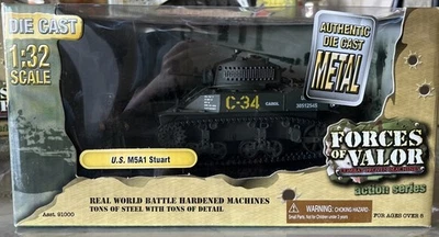 Forces Of Valor U.S. M5A1 Stuart 1/32 Tank Mint in Box - Image 1 of 4