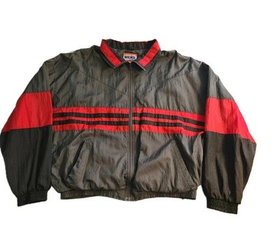 Vintage Athletic Works Mens Windbreaker Track Jacket Multicolor Size Large - Image 1 of 4