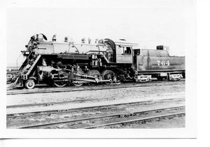 25D402 RP 1939/1970s? SSW COTTON BELT RAILROAD 2-8-0 LOCO #764 E ST LOUIS - Picture 1 of 1