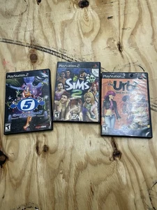 Sony Playstion 2 Space Channel 5 (1 Disc) The Sims 2. The Urbz Sims City. PS2 - Picture 1 of 5