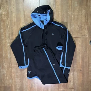 Vintage Nike Air Jordan Flight Track Suit XL/L Warm Up Sweat Suit Melo Y2K - Picture 1 of 15