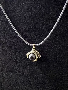 COLLAR DE GARRA DE DRAGON PIEDRA ONIX - Bild 1 von 2