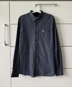 Fred Perry x Drake’s Archive Print Shirt Size L - Picture 1 of 10