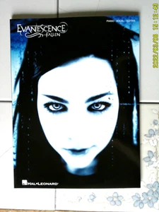 Evanescence Fallen Sheet Music Piano Vocal Guitar Song Book Hard Rock Standard - Picture 1 of 1