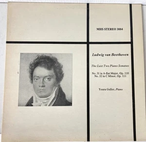 THE LAST TWO PIANO SONATAS Beethoven No. 31 32 Youra Guller vinyl MHS 3884 - Imagen 1 de 4