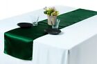 10/15/20/25/30 Satin Table Runners Wedding Banquet Table decoration 12" X 108"