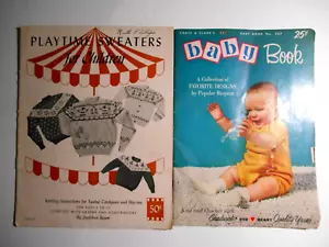Coats & Clarks Gretchen Baum Baby Kinder Schnittmusterbücher Stricken Häkeln 1948 & 54 - Bild 1 von 20