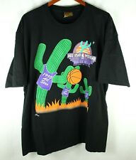 Vintage 1995 NBA All Star Weekend Phoenix Black Nutmeg T-Shirt Size 2XL